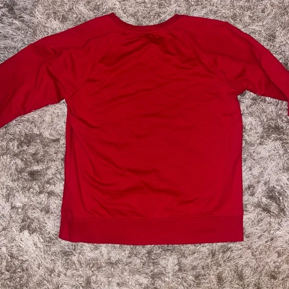 Michael Kors Red with Gold Logo Crewneck Sweatshirt / Sweater / Top - Picture 7 of 7